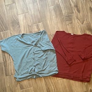 Womens XL knitted tops